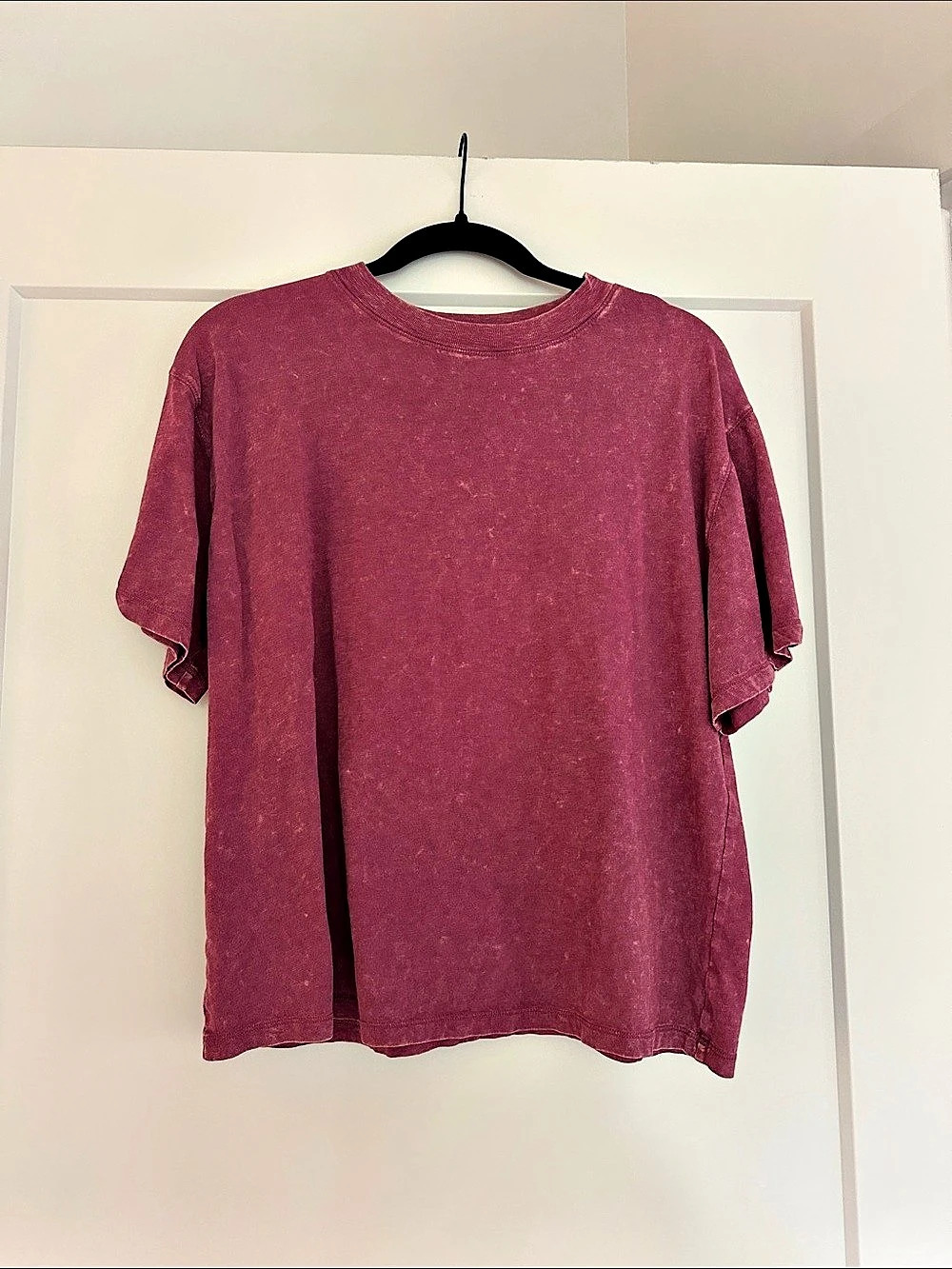 aerie Relaxed Tee Short Sleeve Pink Size Small